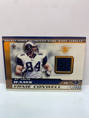 2001 Vangaurd Ernie Conwell/Chris Gedney Rams Cardinals 2 Sided Jersey (086)